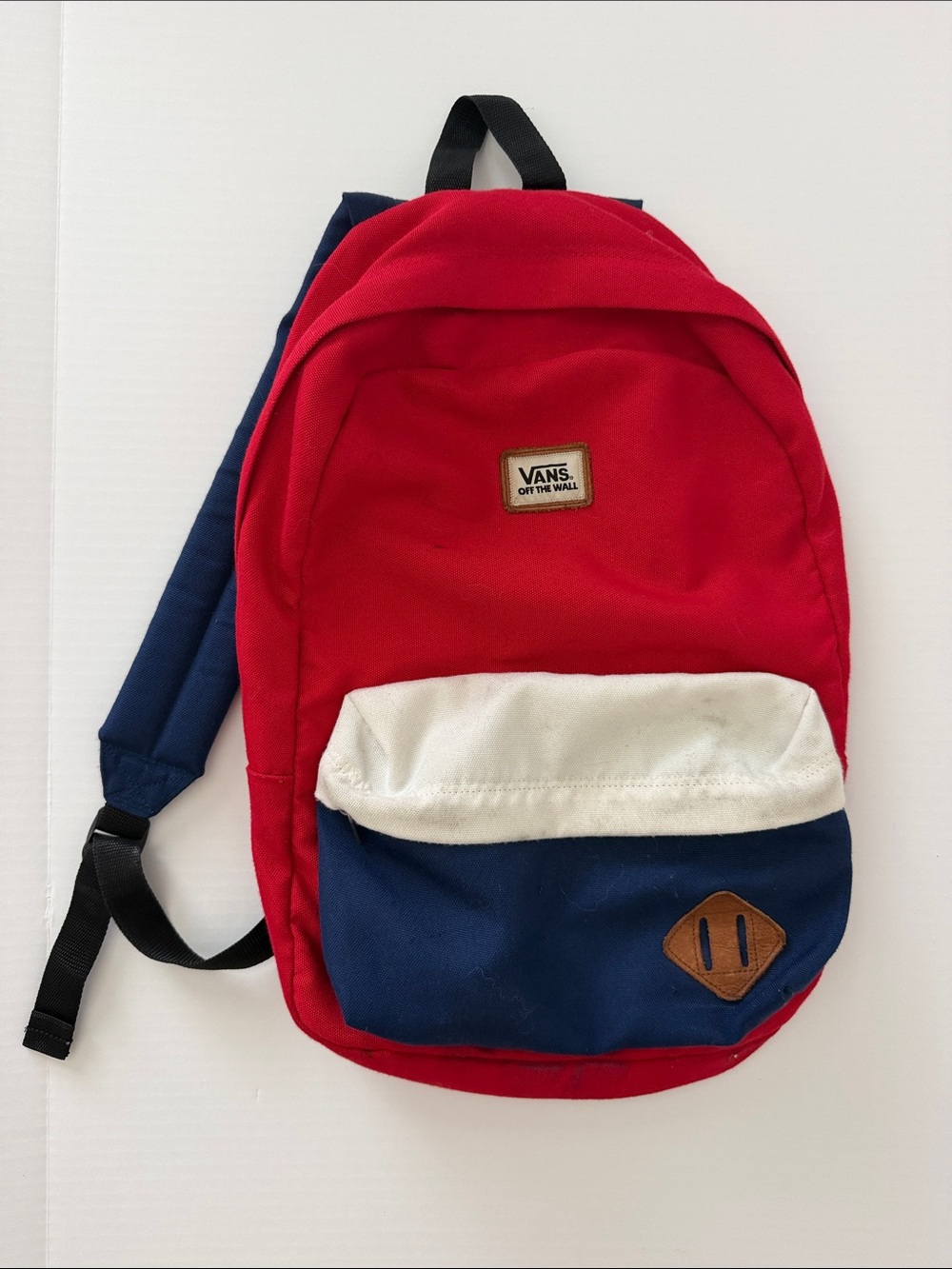 Vans Tricolor Red, Navy & White Everyday Backpack